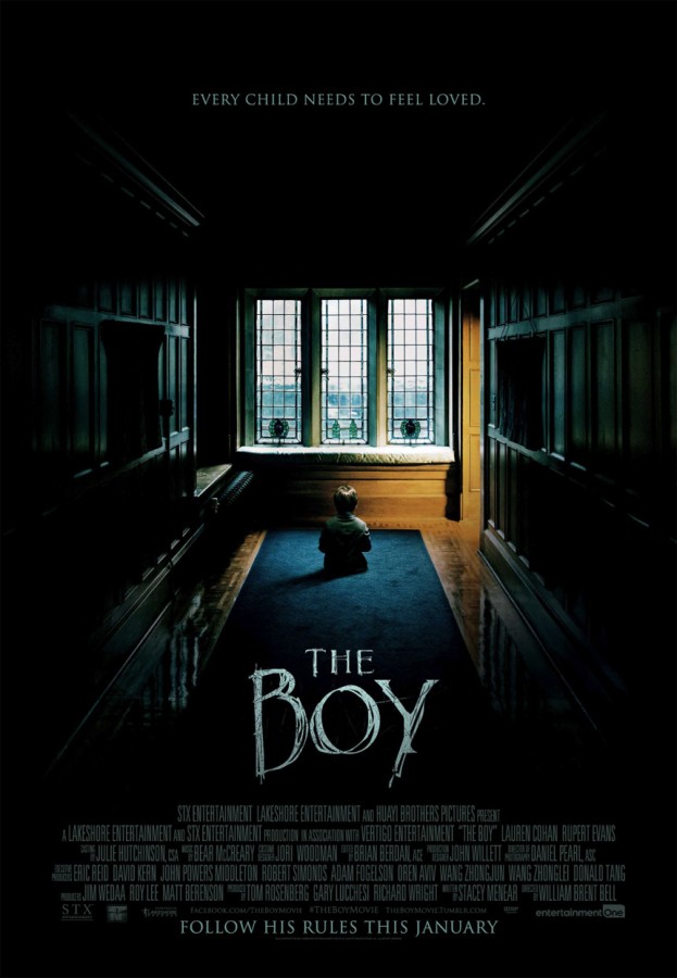 The official movie poster for the The Boy
