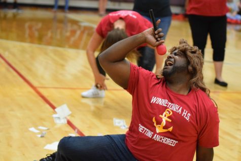 Students greeted with surprise flash mob at the Back to School Assembly