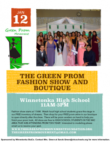 Free prom dresses offered by The Green Dress Foundation, Student Council on Jan. 12