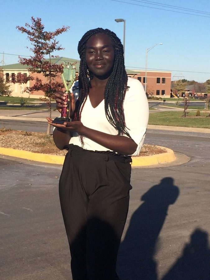Debate student Destiny Martin wins 2nd place in Poetry Reading